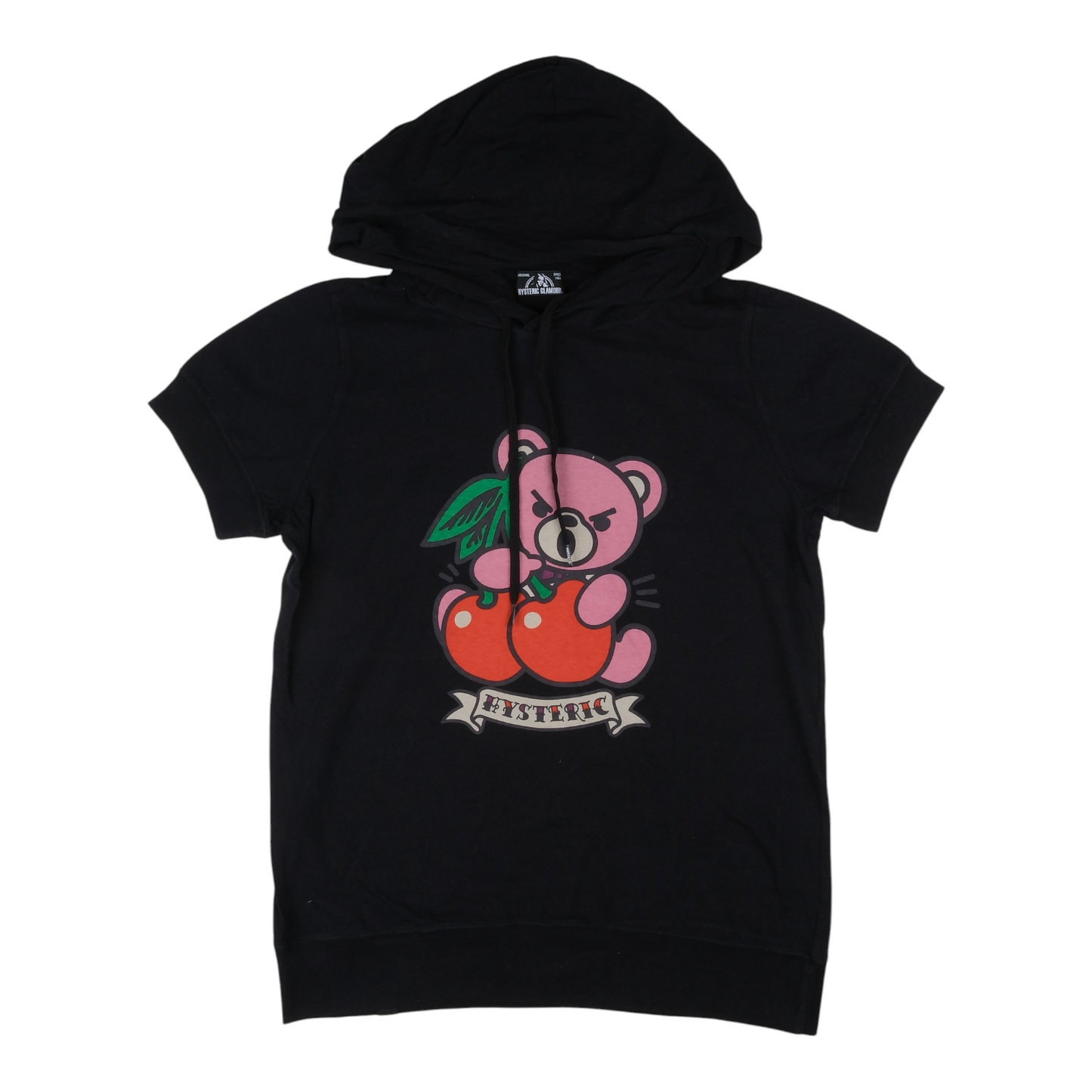 Hysteric Glamour Pink Bear Apple Graphic Hoodie Tee