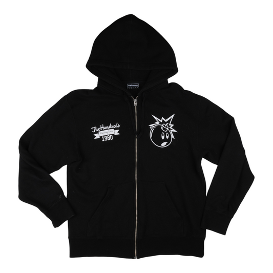 The Hundreds "Huge" Zip Hoodie Black