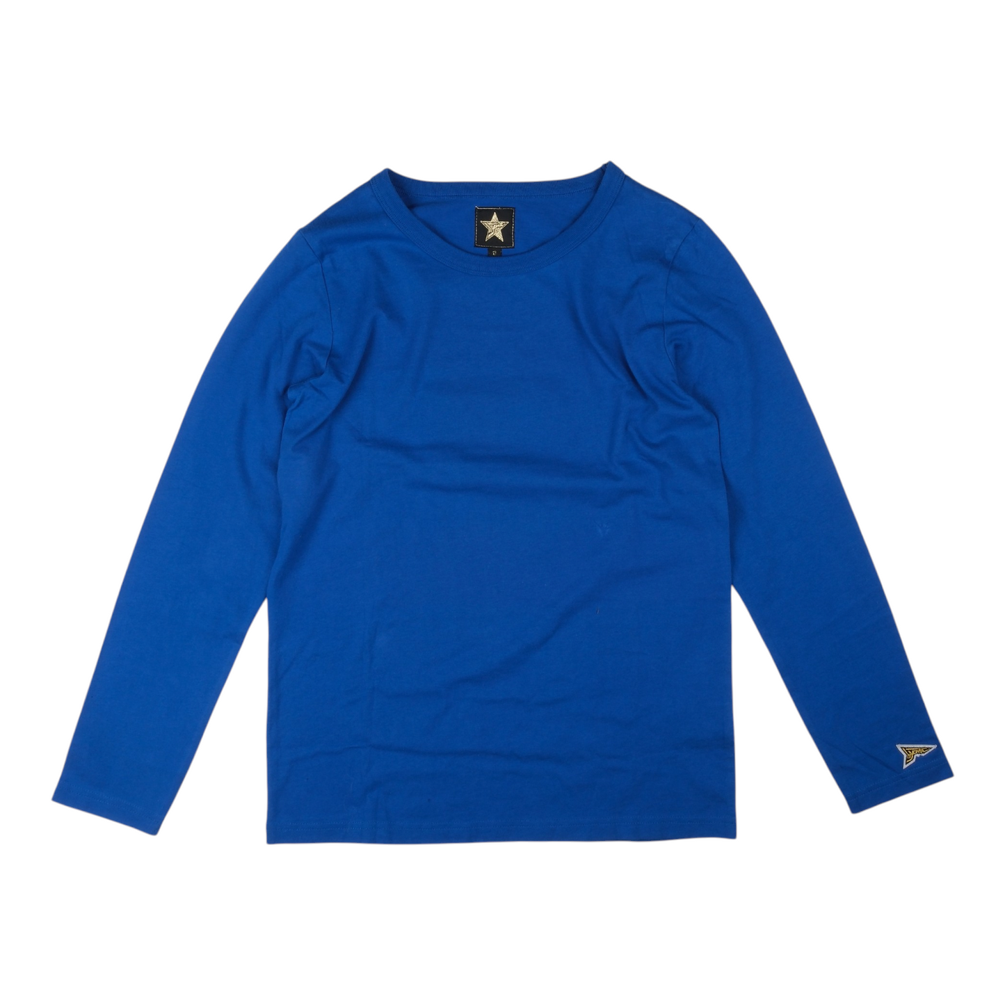 20471120 Hyoma "Hyoma Kiss" Long Sleeve Blue Tee