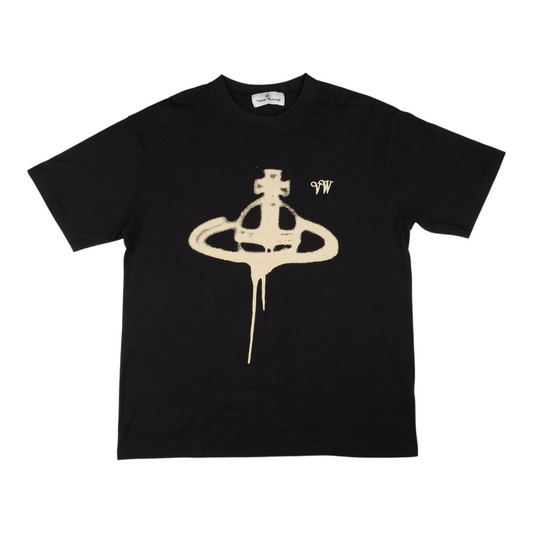 Vivienne Westwood Spray Orb Black T-Shirt