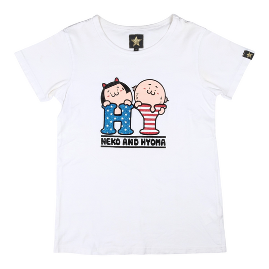 20471120 Hyoma "Neko and Hyoma" American Flag Tee