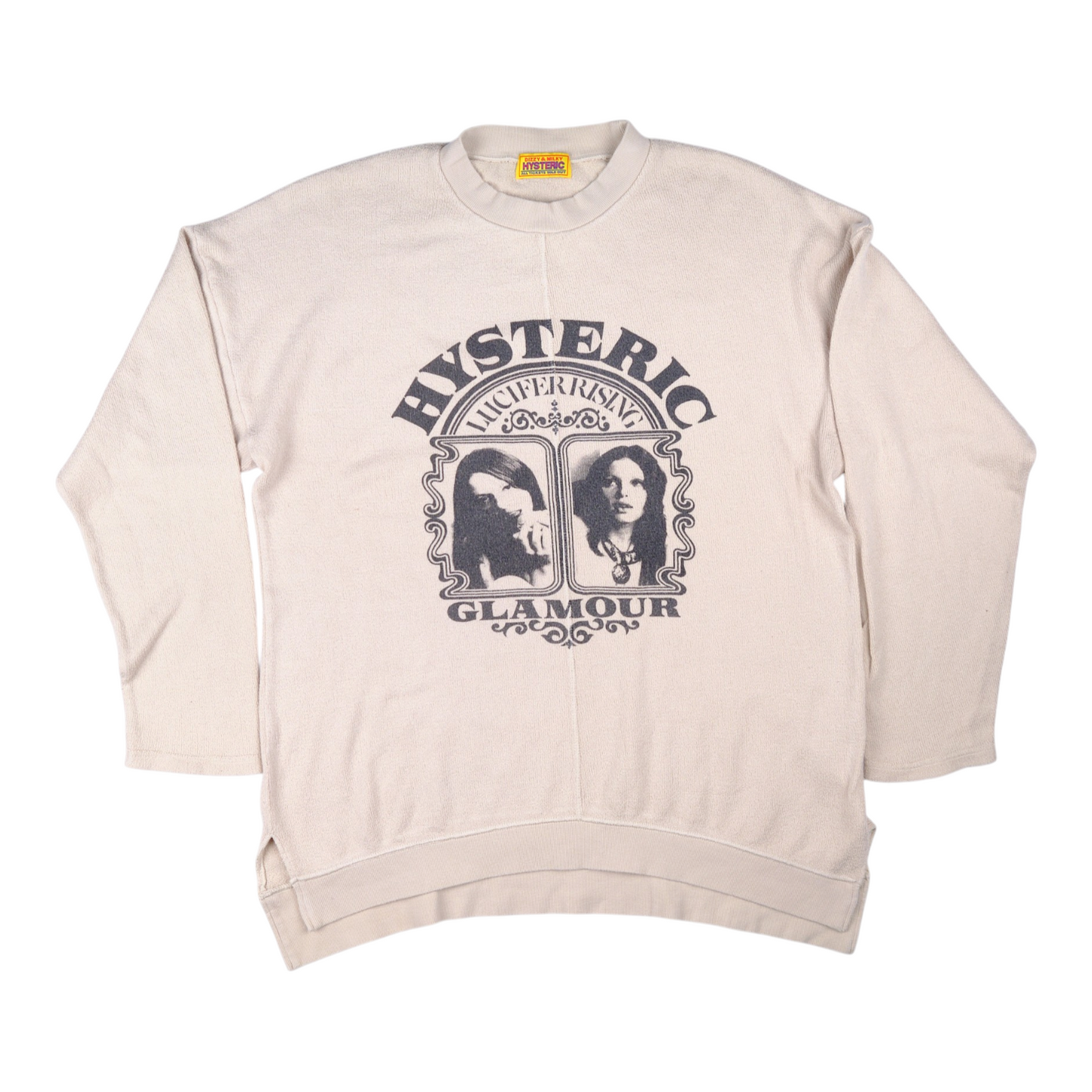Hysteric Glamour "Lucifer Rising Glamour" Cream Sweatshirt