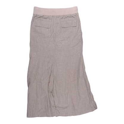 goa Cargo Pocket Zip-Front Midi Skirt