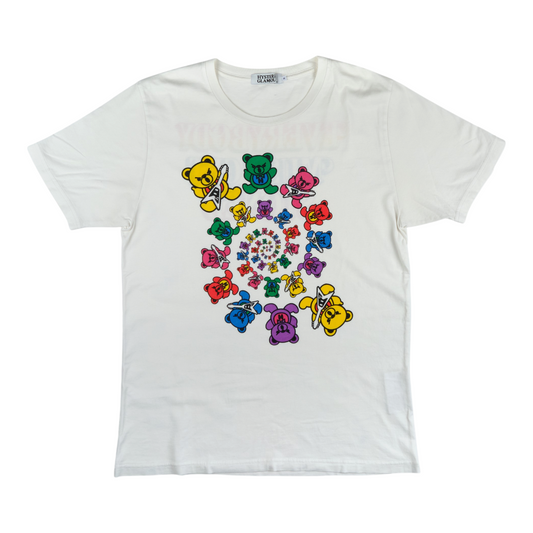 Hysteric Glamour "Everybody Must Get Stoned" Rainbow Bear Tee