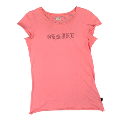Le Grande Bleu (LGB) "Desire" Spiderweb Pink Tee