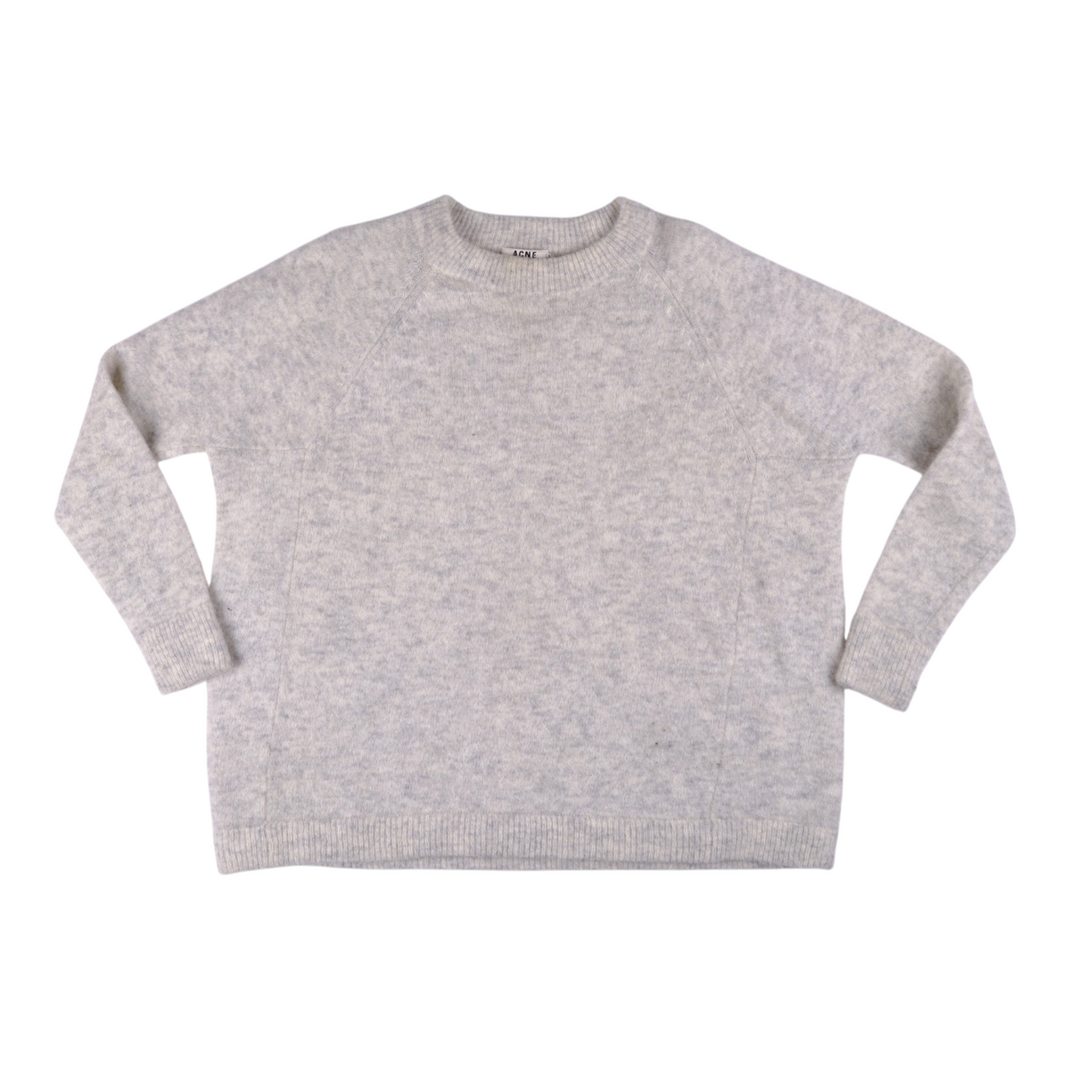 Acne Studios Grey Marled Crewneck Sweater