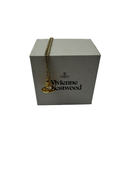Vivienne Westwood Tiny Orb Gold Necklace