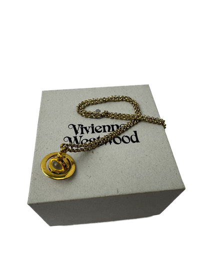 Vivienne Westwood Tiny Orb Gold Necklace