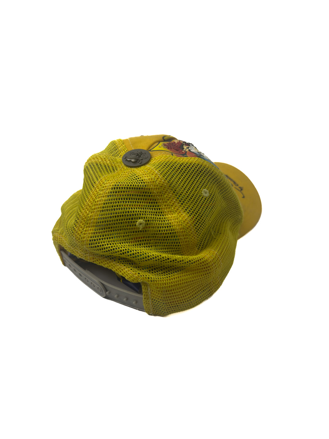 Ed Hardy Rhinestone Yellow Trucker Cap