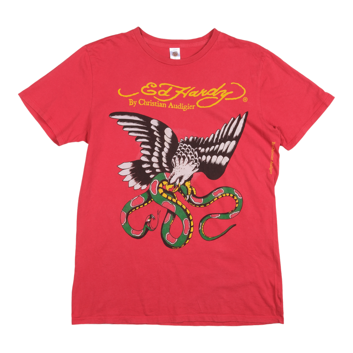 Ed Hardy Eagle & Snake Red Tee