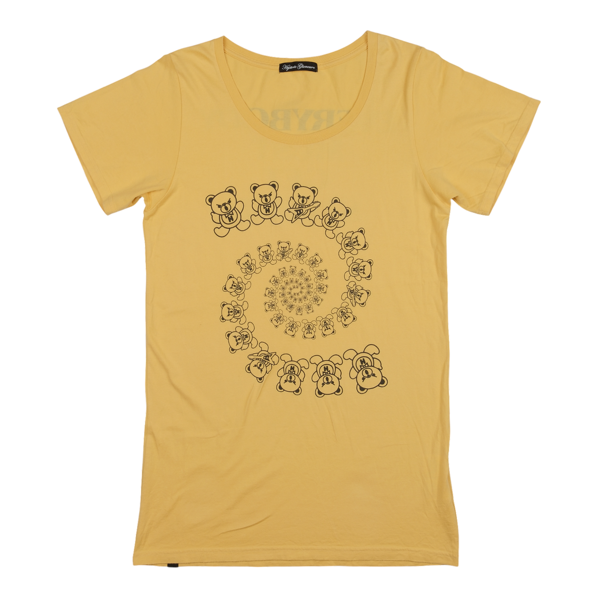 Hysteric Glamour "Everybody Must Get Stoned" Yellow Tee