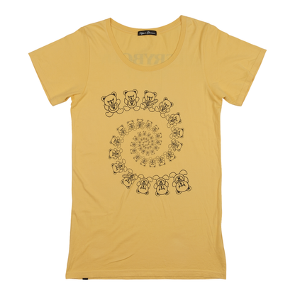 Hysteric Glamour "Everybody Must Get Stoned" Yellow Tee