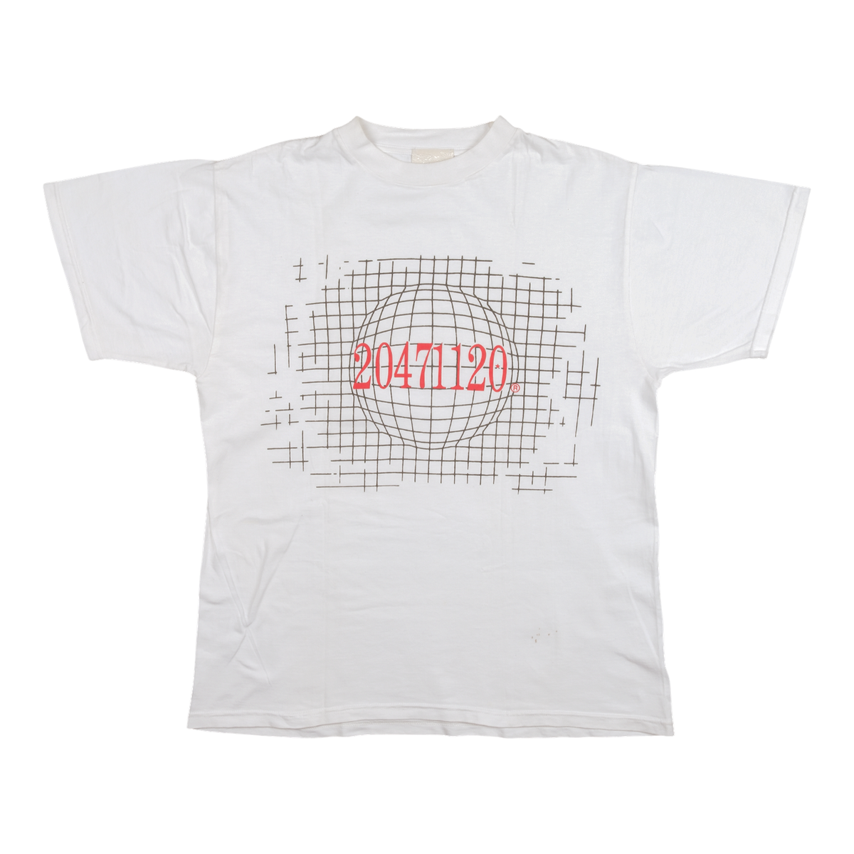 20471120 3D Wireframe Logo White T-Shirt