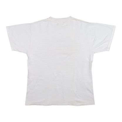 20471120 3D Wireframe Logo White T-Shirt