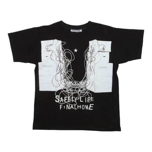 Final Home "Safety Life" Wire Black Tee
