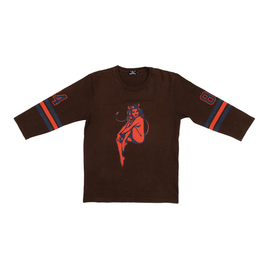 Hysteric Glamour Devil Pin-Up "84" Three-Quarter Sleeve Tee