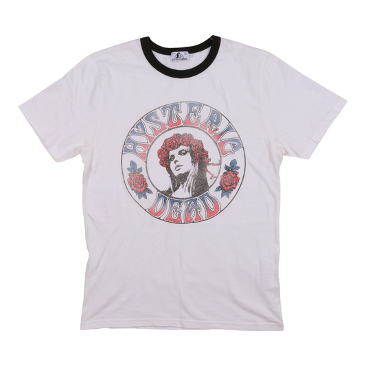 Hysteric Glamour "Hysteric Dead" Rose Face Ringer Tee