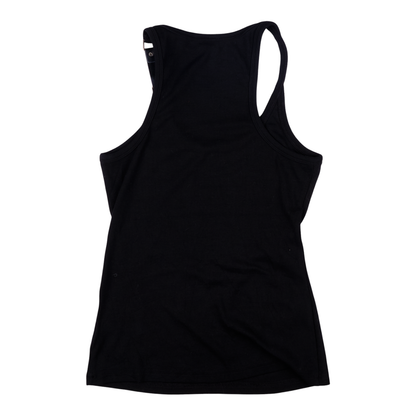 Courrèges Buckle Strap Ribbed Tank Top
