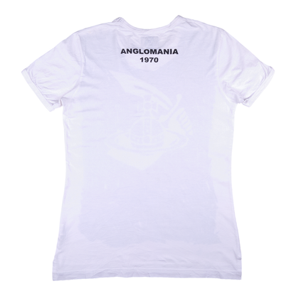 Vivienne Westwood Anglomania Scribble Orb "1970" White Tee