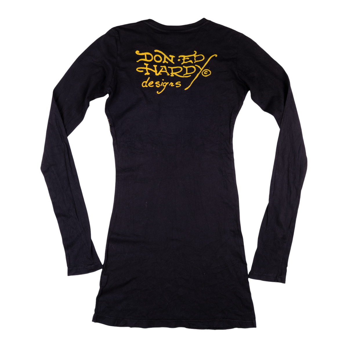 Ed Hardy "Love Kills Slowly" Skull Long Sleeve Top