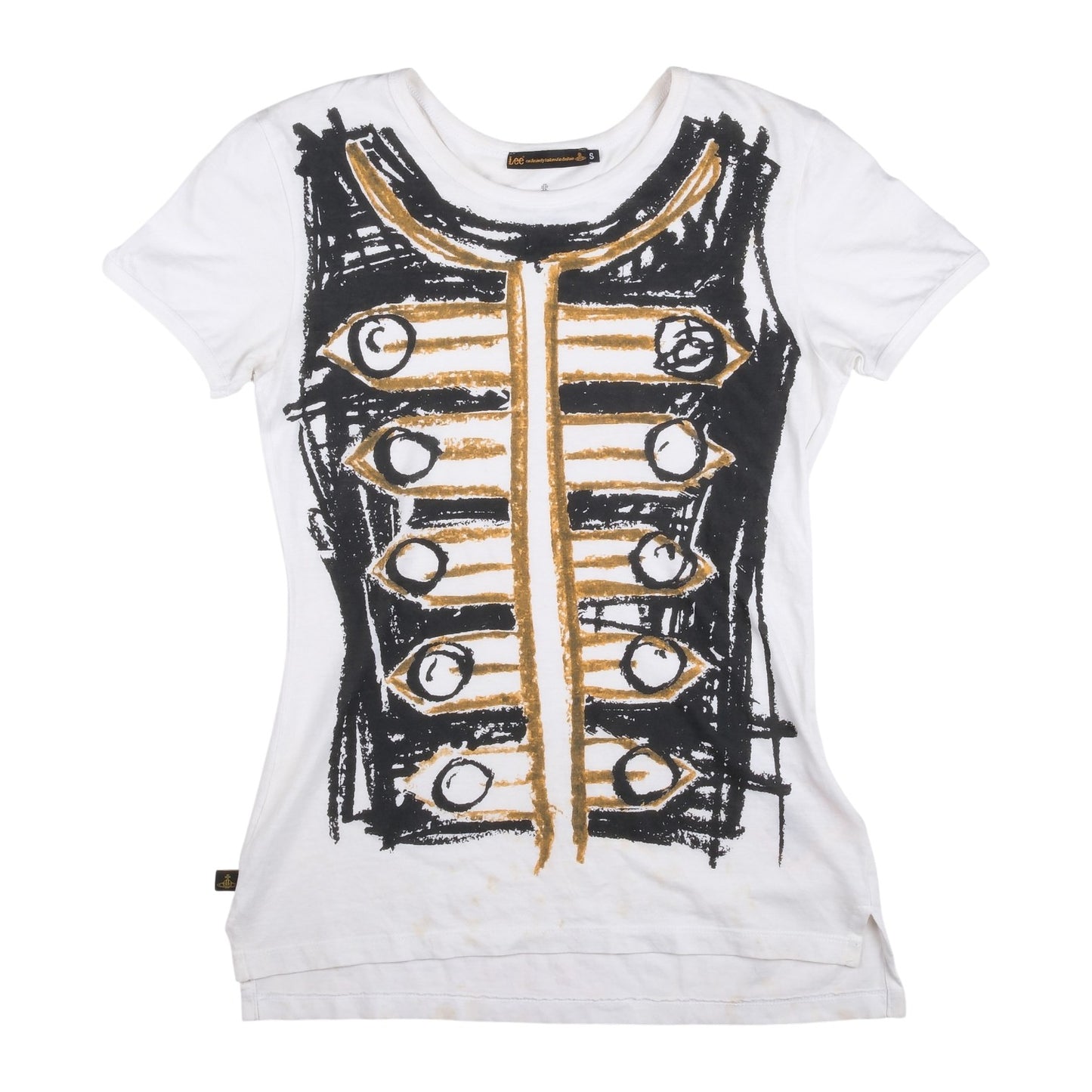Vivienne Westwood Anglomania x Lee Military Jacket Sketch White Tee
