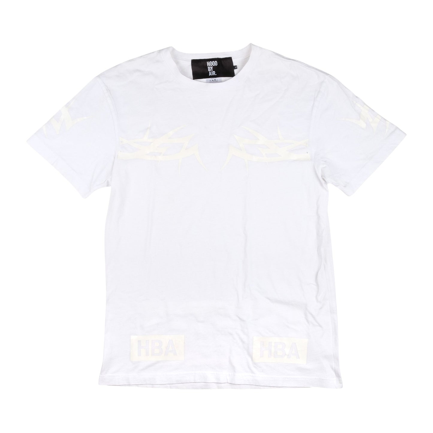Hood By Air Tribal Graphic White Tee