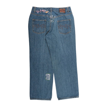 W&LT Puk Puk Embroidered Denim Jeans