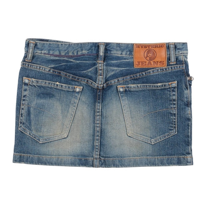 Hysteric Glamour Low Rise Denim Mini Skirt