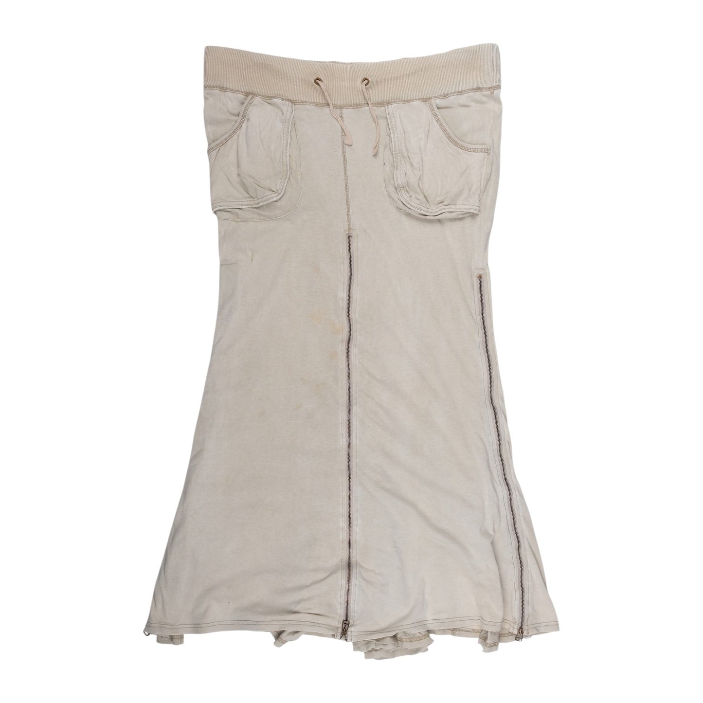 goa Off White Maxi Cargo Skirt