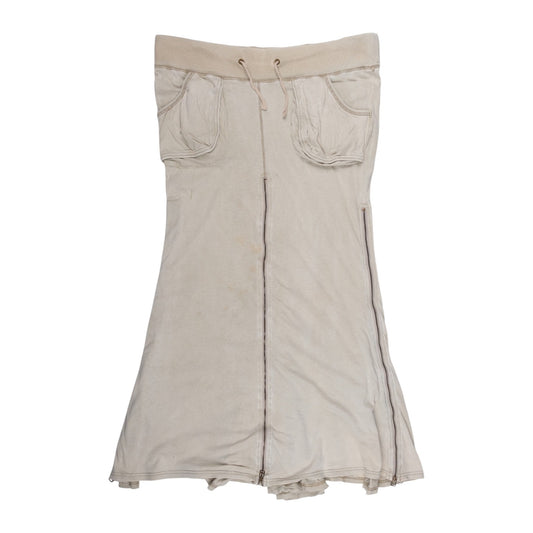 goa Off White Maxi Cargo Skirt