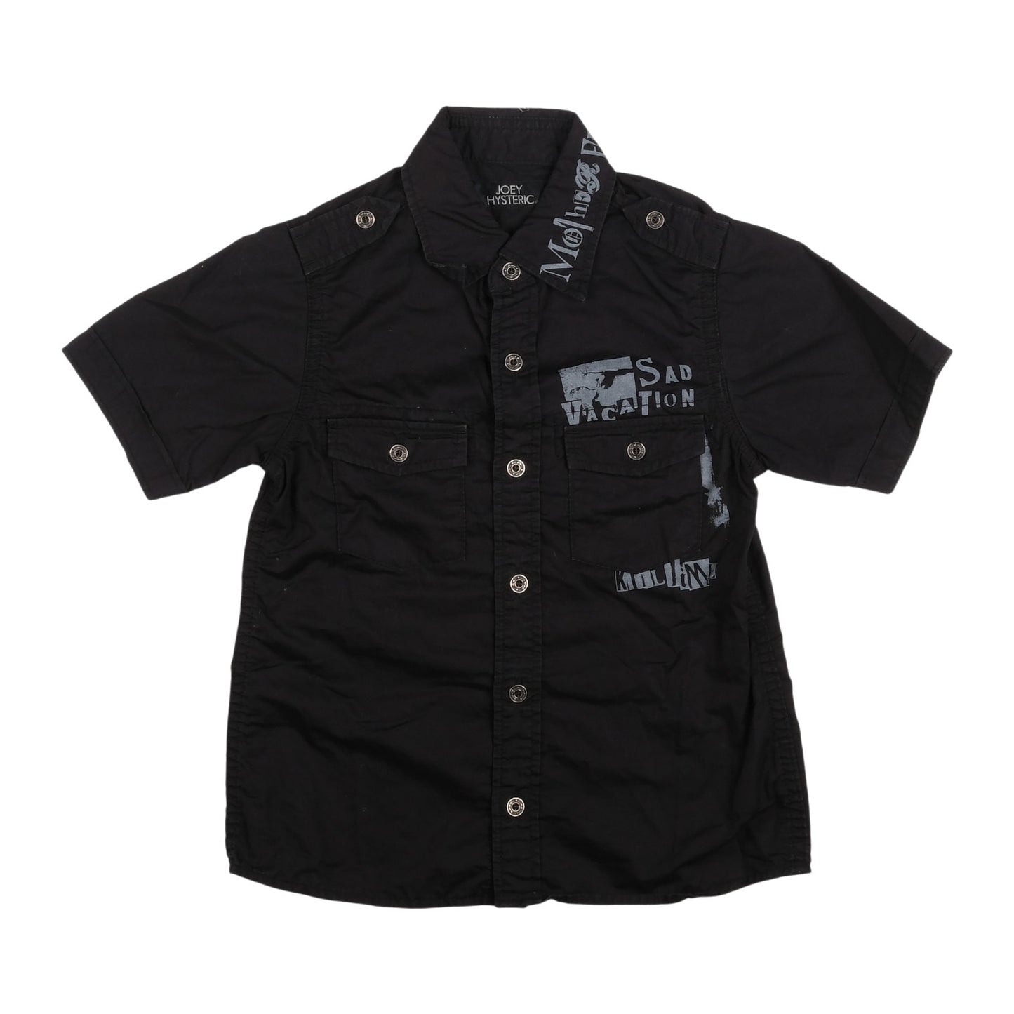 Joey Hysteric "Sad Vacation / Kill Time" Button-Up Shirt