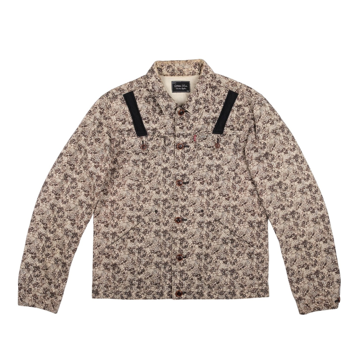 Number (N)ine AW03 "Touch Me I'm Sad" Floral Denim Jacket