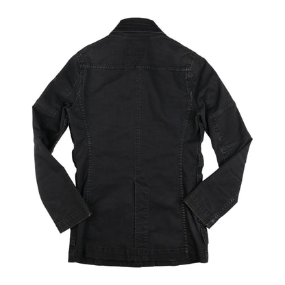 Hysteric Glamour Multi-Pocket Washed Black Denim Jacket