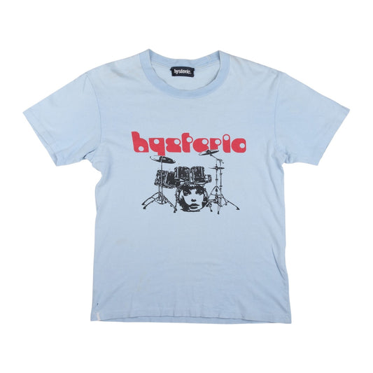 Hysteric Glamour Drum Kit Blue Tee