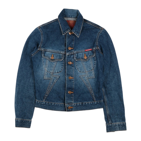 Hysteric Glamour Kinky Jeans Lightning Bolt Denim Jacket