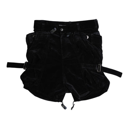 Final Home Multi-Pocket Velvet Cargo Shorts