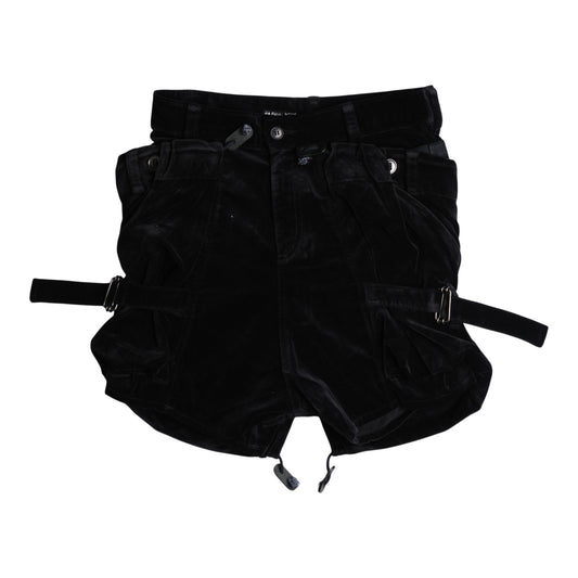 Final Home Multi-Pocket Velvet Cargo Shorts