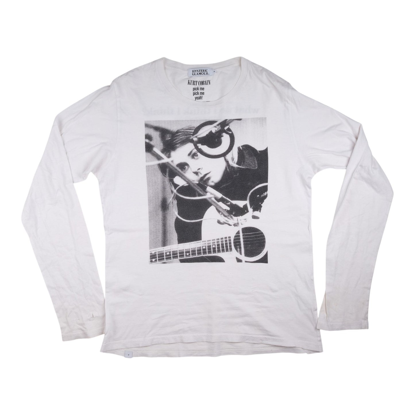 Hysteric Glamour Kurt Cobain "Pick Me" Long Sleeve Tee