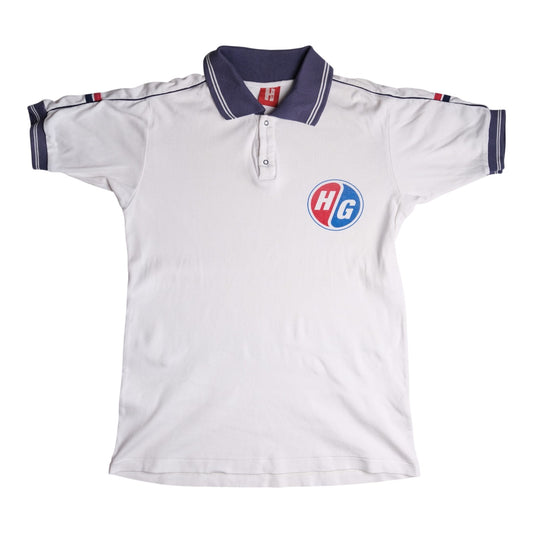 Hysteric Glamour "HG" White & Blue Polo