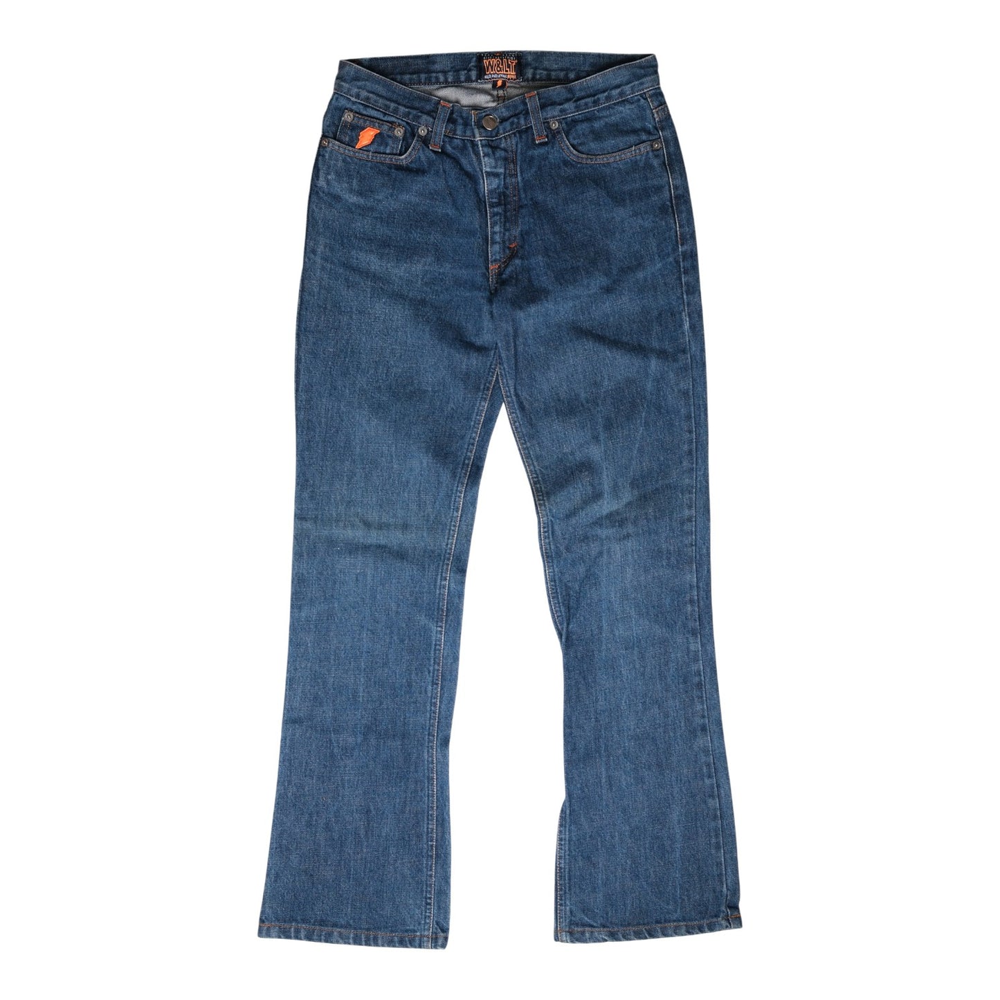 W&LT Straight-Leg Dark-Wash Jeans
