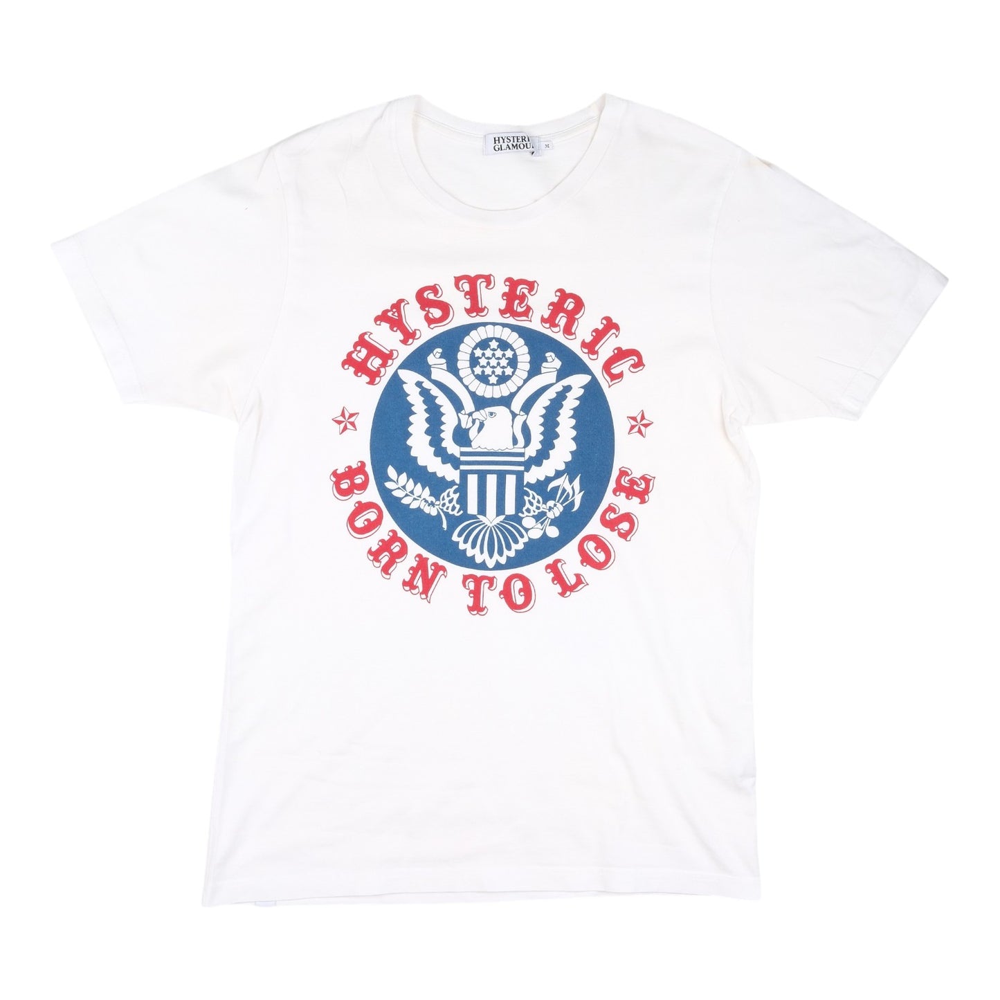 Hysteric Glamour "Born To Lose" White Tee