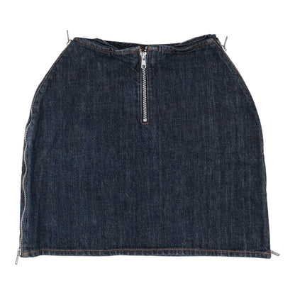 W&LT Triple Zip Denim Skirt