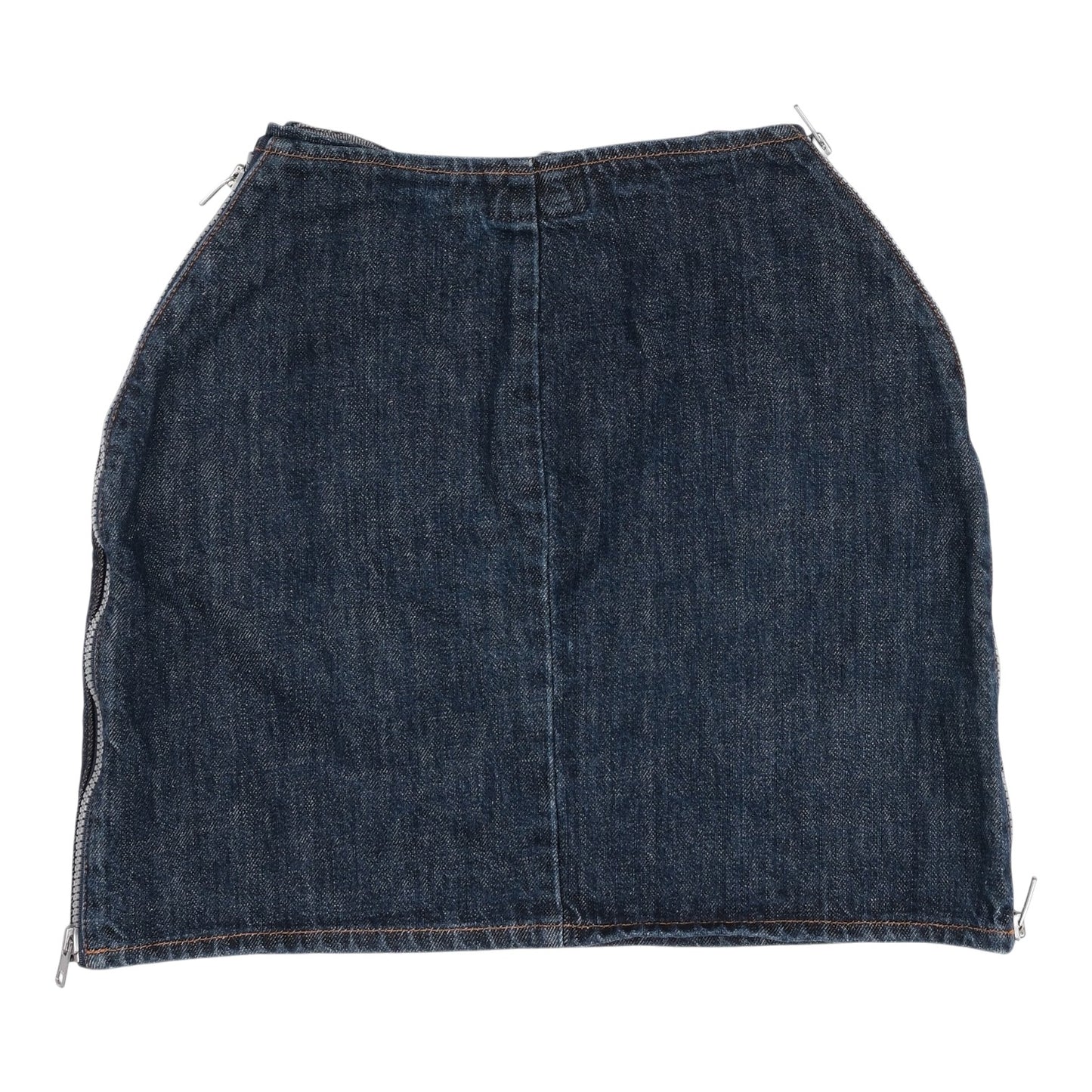 W&LT Triple Zip Denim Skirt