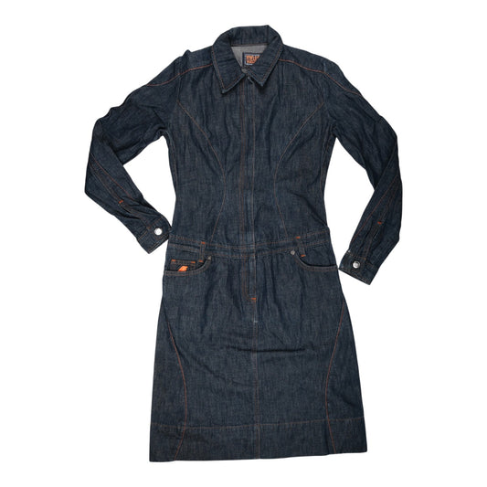 W&LT Long Sleeve Denim Dress