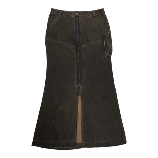 Ozone Community Denim Maxi Skirt