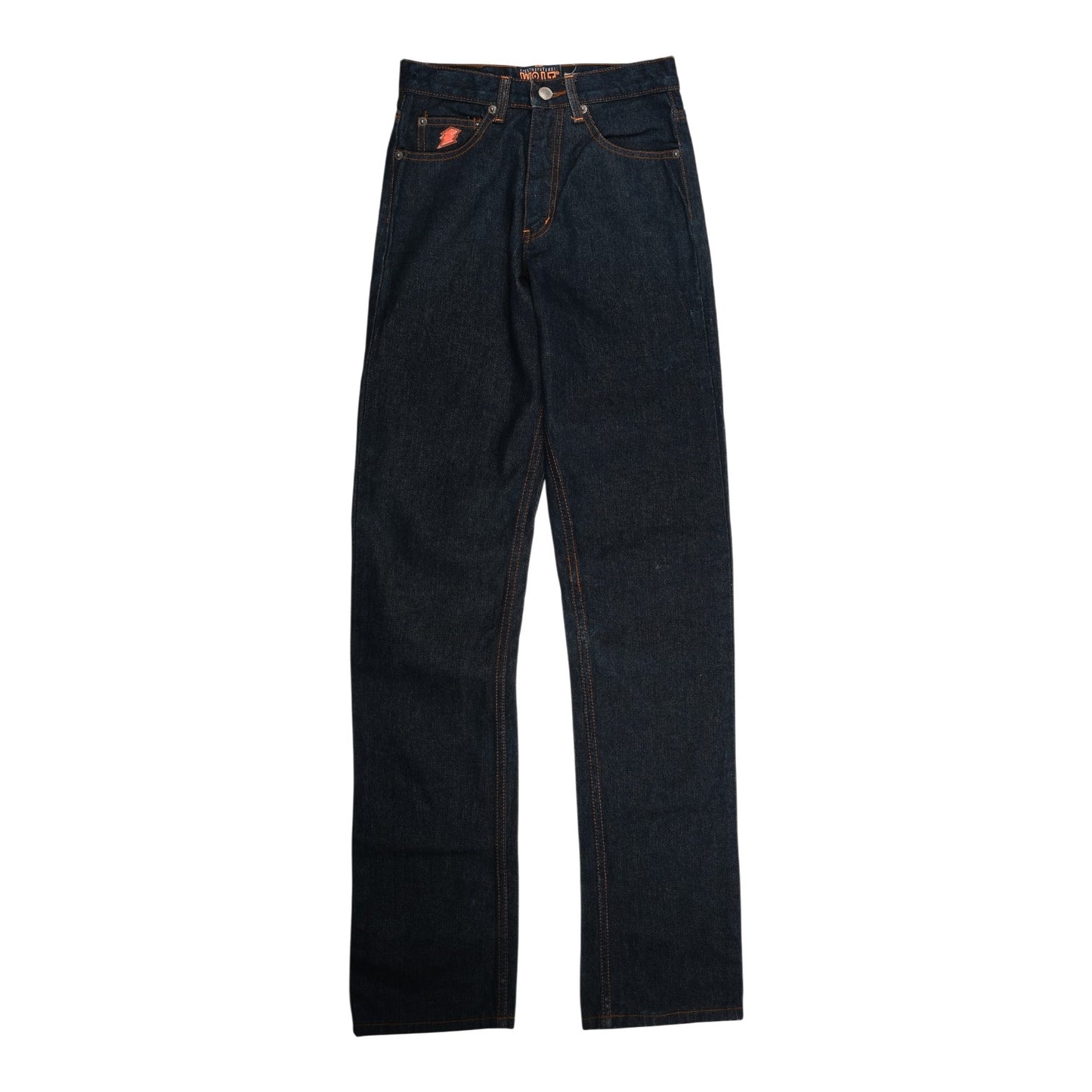 W&LT Straight-Leg Dark-Wash Jeans