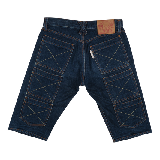 20471120 “Double Sex” 6‑Pocket Denim Shorts