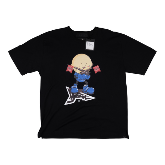 20471120 x roarguns “Hyoma Guns” Black Tee