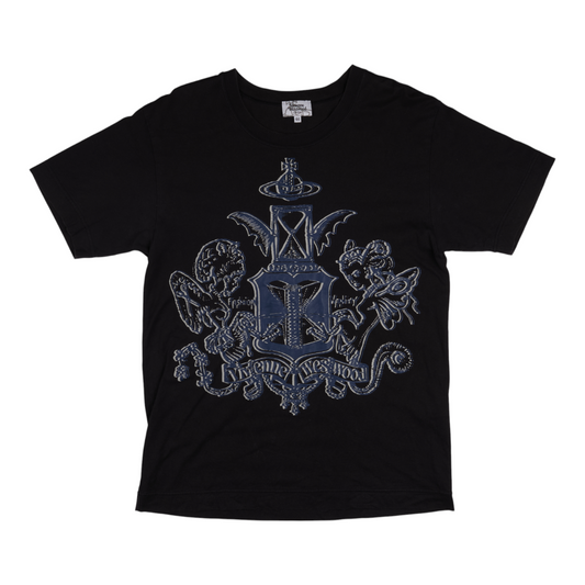 Vivienne Westwood MAN Gothic Crest Black Tee
