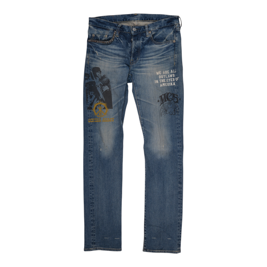 Hysteric Glamour × MC5 “Outlaw Army” Denim Jeans